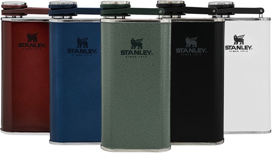 Stanley Classic Taschenflasche 236 ml, schwarz - 2. Wahl (Fehlgravur)